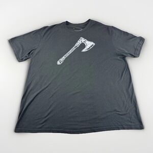 Dream Minecraft Manhunt T-Shirt Men 3XL Black Short Sleeve Axe YouTuber Crewneck